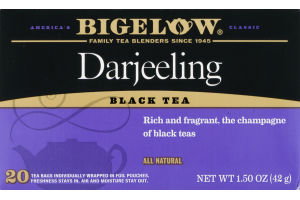 Bigelow Black Tea Darjeeling - 20 CT