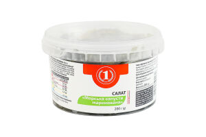 Салат із морської капусти маринований ТМ "1" п/у 200г