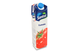 Сік відновлений пастеризований томатний Santal т/п 1л