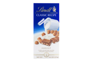 Lindt Classic Recipe Milk Chocolate Hazelnut