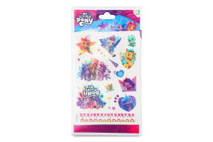 Набір татуювань тимчасових My Little Pony 60шт DoDo