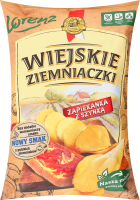 Чіпси з смаком шинки та сиру 130г Wiejskie Ziemniaczki