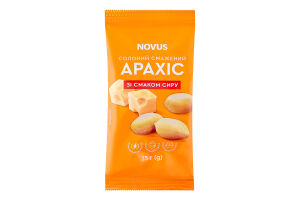Арахіс смаж. сол. сир Novus 35г
