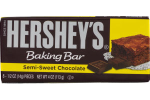 HERSHEY'S Baking Bar, Semi-Sweet Chocolate
