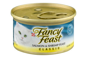 Fancy Feast Salmon & Shrimp Feast Classic Gourmet Cat Food