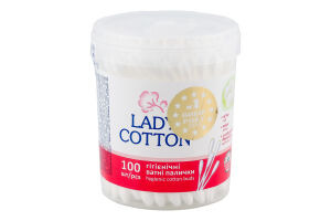 Палички ватні гігієнічні Lady Cotton 100шт