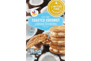 Ahold Creme Cookies Toasted Coconut