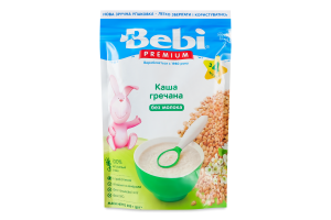 Каша безмолочна для дітей від 4міс швидкорозчинна Гречана Bebi Premium д/п 200г