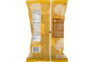 SE Grocers Wavy Potato Chips Roasted Garlic
