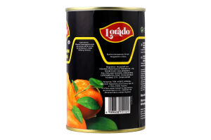 Мандарини дольками у легкому сиропі пастеризовані Lorado з/б 425г