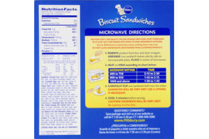 Pillsbury Sausage, Egg and Cheese Biscuit Sandwiches