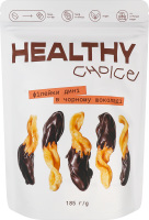 Філейки дині натурально сушені в чорному шоколаді Healthy Choice д/п 185г