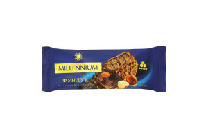 Мороженое сливочное Молочный шоколад-фундук Millennium Рудь м/у 80г