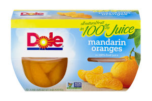 Dole Mandarin Oranges in 100% Fruit Juice - 4 CT