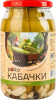 Кабачки маринованные домашние резаные стерилизованные Palko с/б 830г