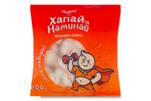 Пельмени замороженные Сила Хапай и наминай Makey м/у 600г
