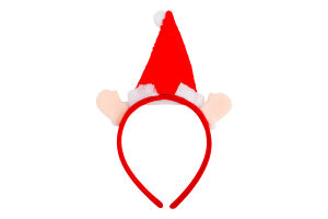 Обруч новорічний Шапка Санти