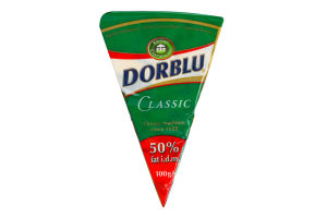 Сыр 50% полутвердый с голубой плесенью Classic Dorblu Kaserei Сhampignon м/у 100г