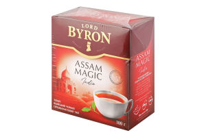 Чай чорний байховий середньолистовий Assam Magic Lord Byron букет к/у 100г
