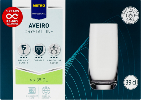 Стакан высокий 390мл №D100/12 S001 Aveiro Metro Professional 6шт