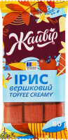 Ирис тираженный полутвердый Сливочный Жайвір м/у 80г