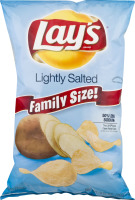 Lay's Potato Chips Lightly Salted Family Size