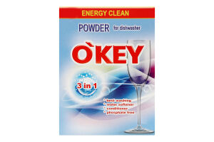 Порошок д/посудомийних машин 500г О"Кей