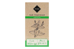 Чай травяной Мелисса RIOBA к/у 25х1.5г