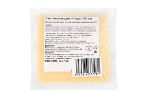 Сир Gouda напівтвердий кор/мол 48%