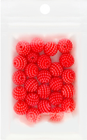 Намистини 10мм A43-черв перл Blackberry-4EA055-D1