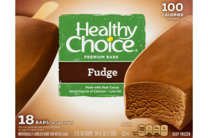 Healthy Choice Premium Bars Fudge - 18 CT