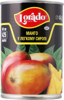 Манго в легком сиропе стерилизованное Lorado ж/б 425г