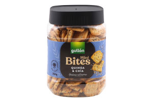 Печенье соленое Quinoa&Chia Mini bites Gullon п/б 250г