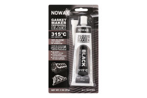 Герметик силіконовий чорний 85г Nowax