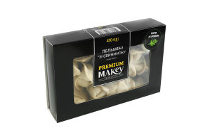 Пельмені Зі свининою Premium Makey к/у 450г