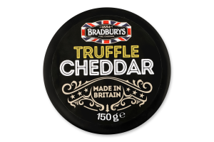 Сир Bradburys Чедер з чорним трюфелем 50%