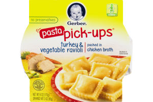Gerber Pasta Pick-Ups Turkey & Vegetable Ravioli Toddler