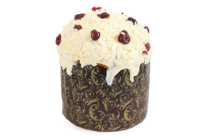 Сдоба Кулич с творогом и клюквой Рум'янець к/у 300г