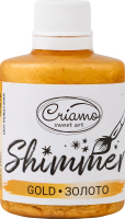 Барвник харчовий золото Металік Shimmer Criamo п/пл 30г