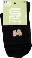 Шкарпетки Premier socks вис спорт вишив чор р18-20