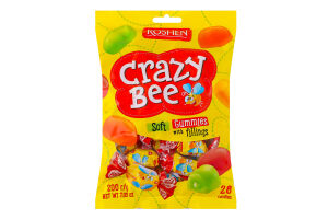 Цукерки желейні Crazy Bee Roshen м/у 200г