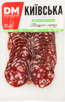 Ковбаса Київська с/к в/г нарізка 80г в/у Дніпровський МК