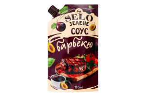Соус Selo Зелене 180 г д/пак. Барбекю