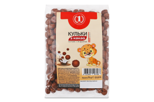 Завтраки готовые Кольца с какао ТМ "1" м/у 75г