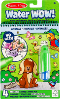 Раскраска для детей от 3лет водная с ручкой Животные Water wow Melissa&Doug 1шт