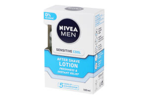 Лосьон после бритья охлаждающий для чувствительной кожи Cool Sensitive Nivea Men 100мл