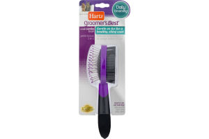 Hartz Groomer's Best De-Tangle Combo Brush for Cats