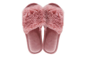 Тапочки открытые домашние женские меховые Twins №9848 36-40