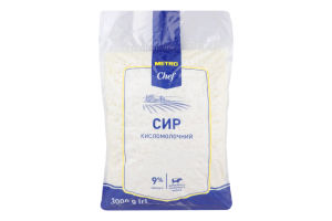 Творог 9% METRO Chef м/у 3кг