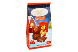 Цукерки Lindt фігурки з мол шок з хрус пластівцями